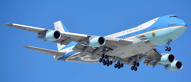 Boeing VC-25A 92-9000, Phoenix Sky Harbor Airport, March 13, 2015
